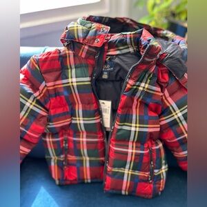 New never worn polo coat for toddler size  4T